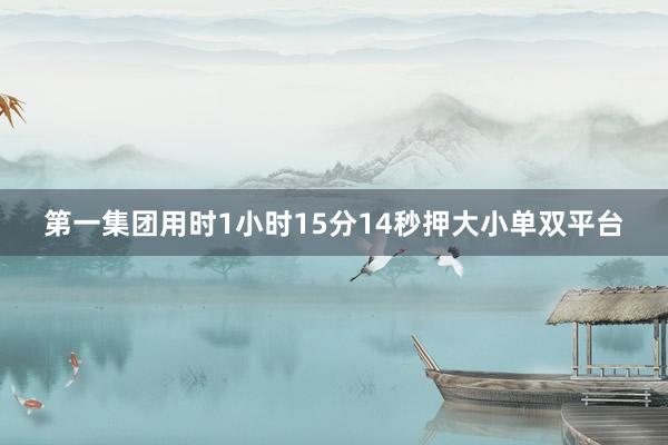 第一集团用时1小时15分14秒押大小单双平台