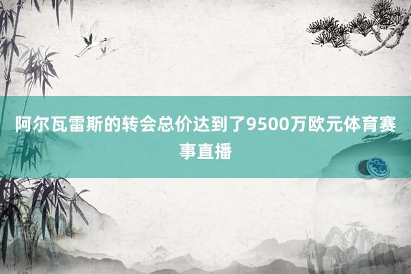 阿尔瓦雷斯的转会总价达到了9500万欧元体育赛事直播